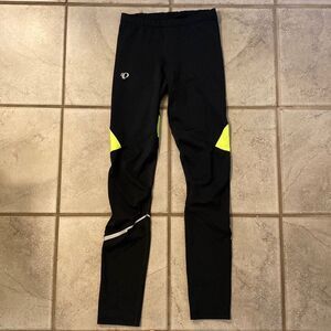 Pearl Izumi Women’s Small Leggings Stretch Colorblock Mesh Back Zip Pocket